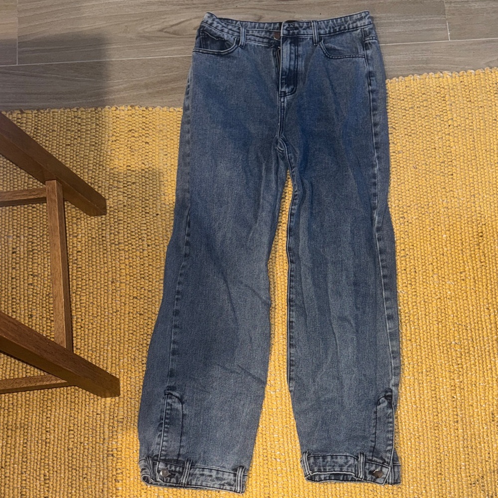 Fashion Nova Relaxed Fit Blue Jeans